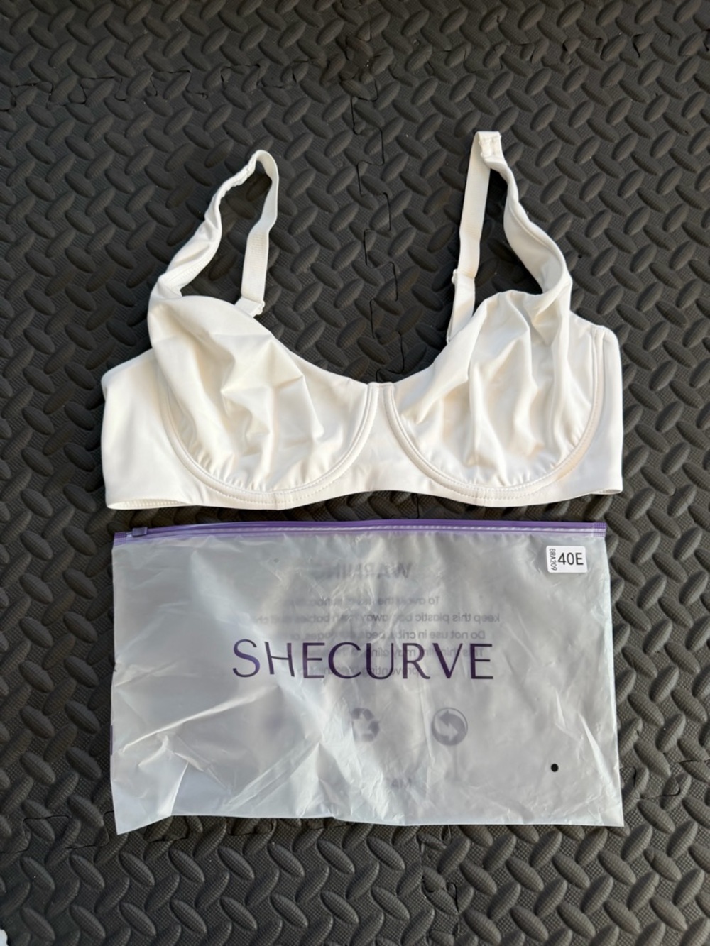 SheCurve White Underwire Support Bra